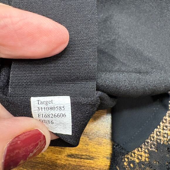 Who What Wear Plus Size XXL Shift Dress Sleeveless V Neck Lace Trim Whimsigoth - Picture 12 of 13